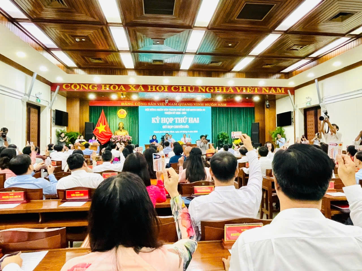 Các đại biểu tham dự kỳ họp - Ảnh: Châu Vũ/Cổng thông tin điện tử HĐND TP. Hồ Chí Minh