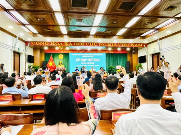 Các đại biểu tham dự kỳ họp - Ảnh: Châu Vũ/Cổng thông tin điện tử HĐND TP. Hồ Chí Minh