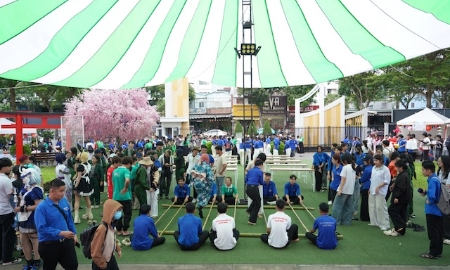 Ngày hội Văn hóa Việt - Nhật và Ngày hội việc làm Nhật Bản tại Đại học Đông Á.