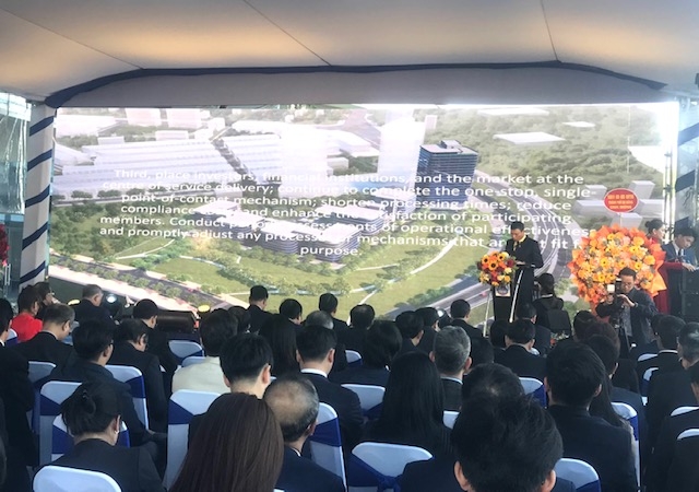 Toàn cảnh Lễ khai trương Trung tâm Tài chính quốc tế tại Đà Nẵng, vào ngày 09/01/2026. Ảnh Ngô Anh Văn