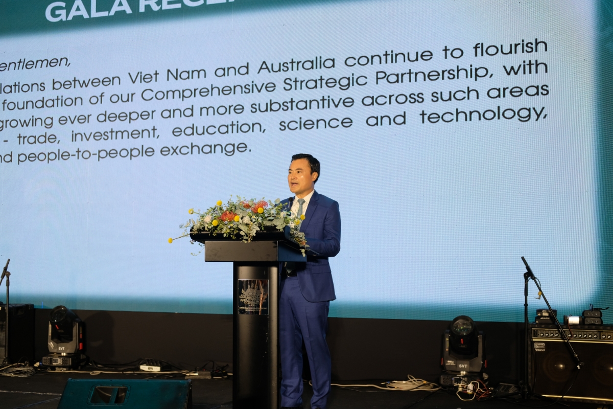 Ông Bùi Xuân Cường, Phó Chủ tịch Ủy ban nhân dân TP. Hồ Chí Minh, phát biểu tại sự kiện