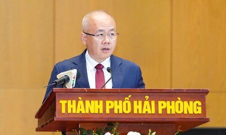 Ông Đỗ Thành Trung, nguyên Thứ trưởng Bộ Tài chính giữ chức Chủ tịch UBND TP. Hải Phòng nhiệm kỳ 2026 - 2031.