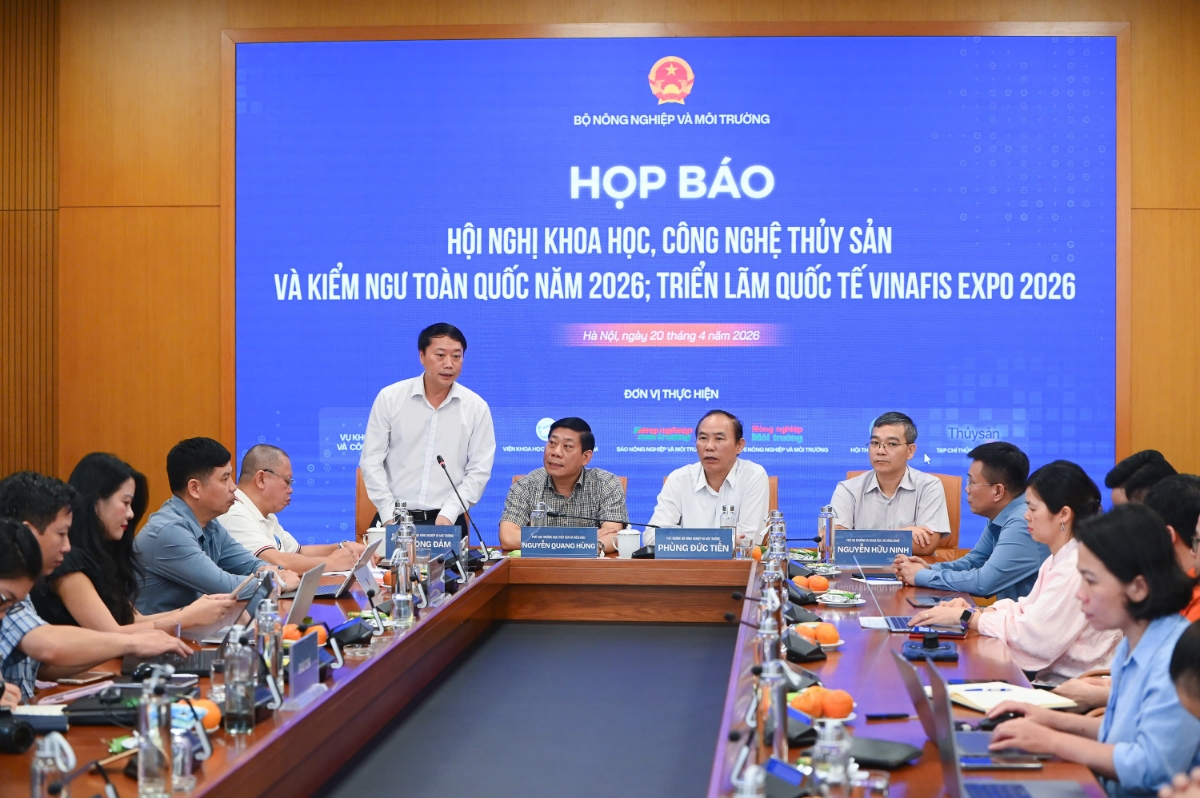Quang cảnh họp báo. Ảnh: Chu Khôi