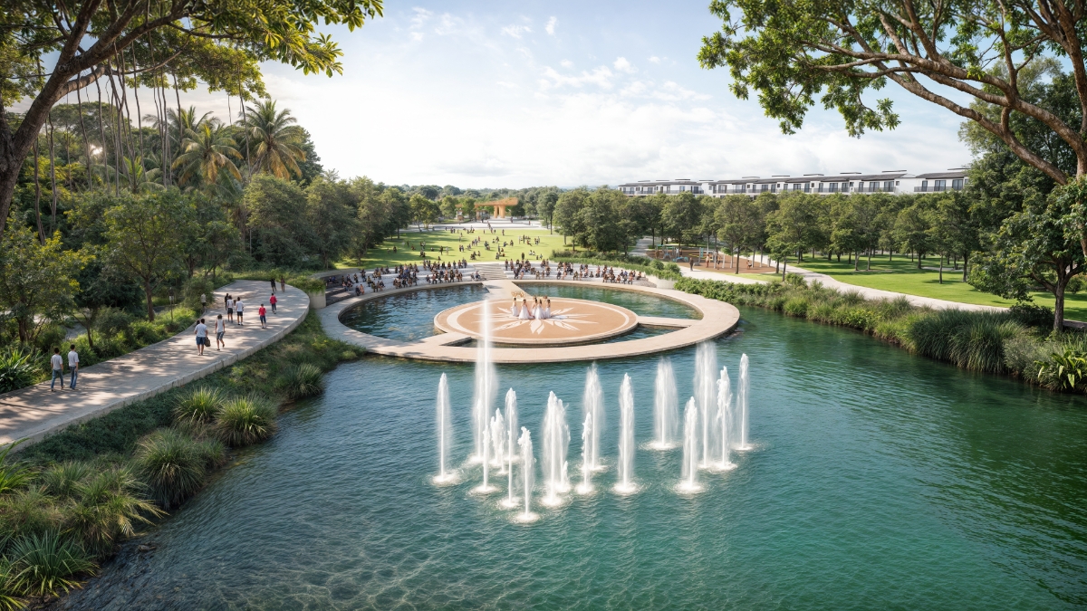 BIM Land ưu tiên trải nghiệm sống và không gian cộng đồng tại Thanh Phú Centre Point. Ảnh phối cảnh.