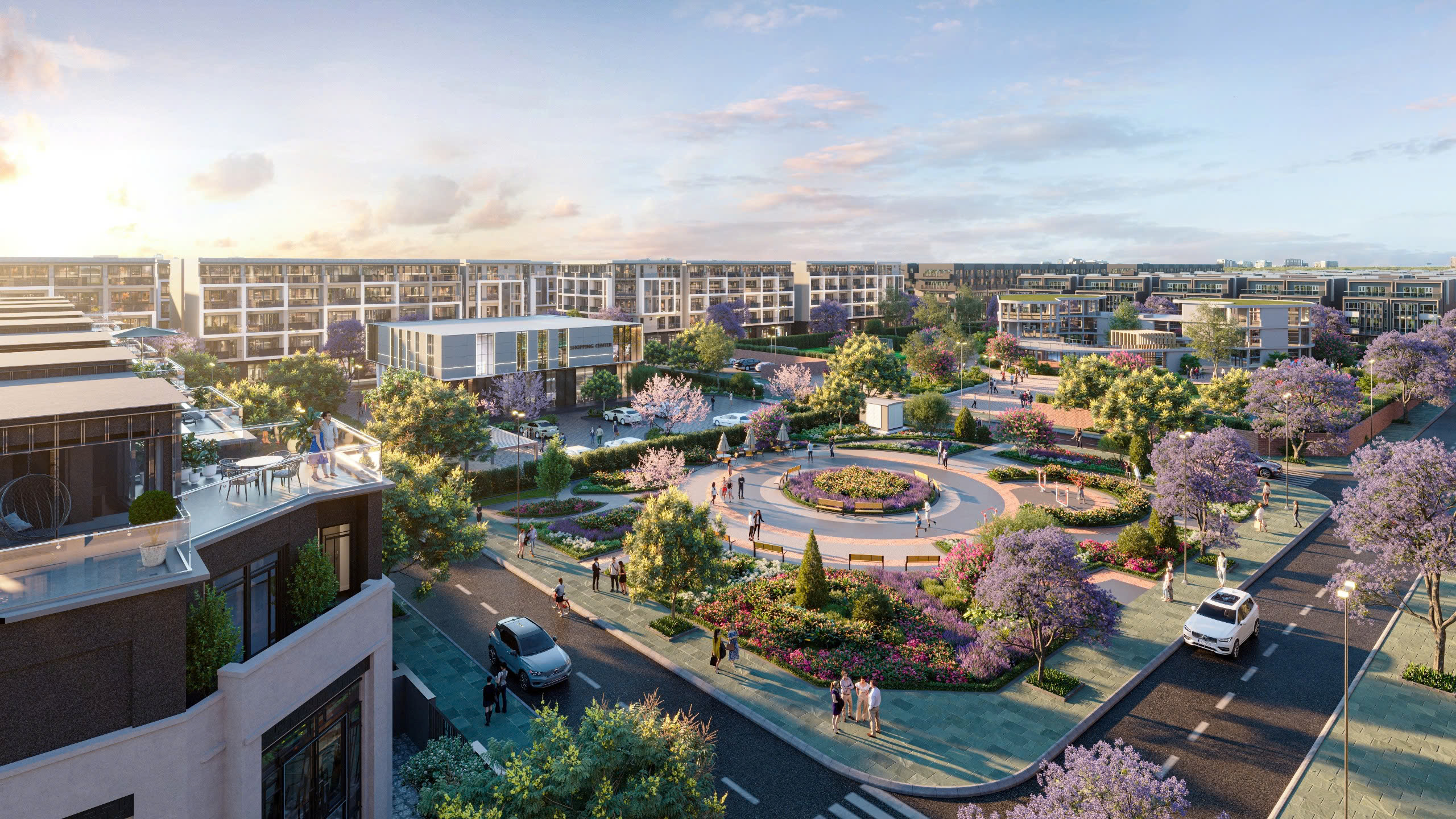 Hanoi Oriental mang đến trải nghiệm sống an yên, đủ đầy tại khu Đông Hà Nội. Ảnh phối cảnh.