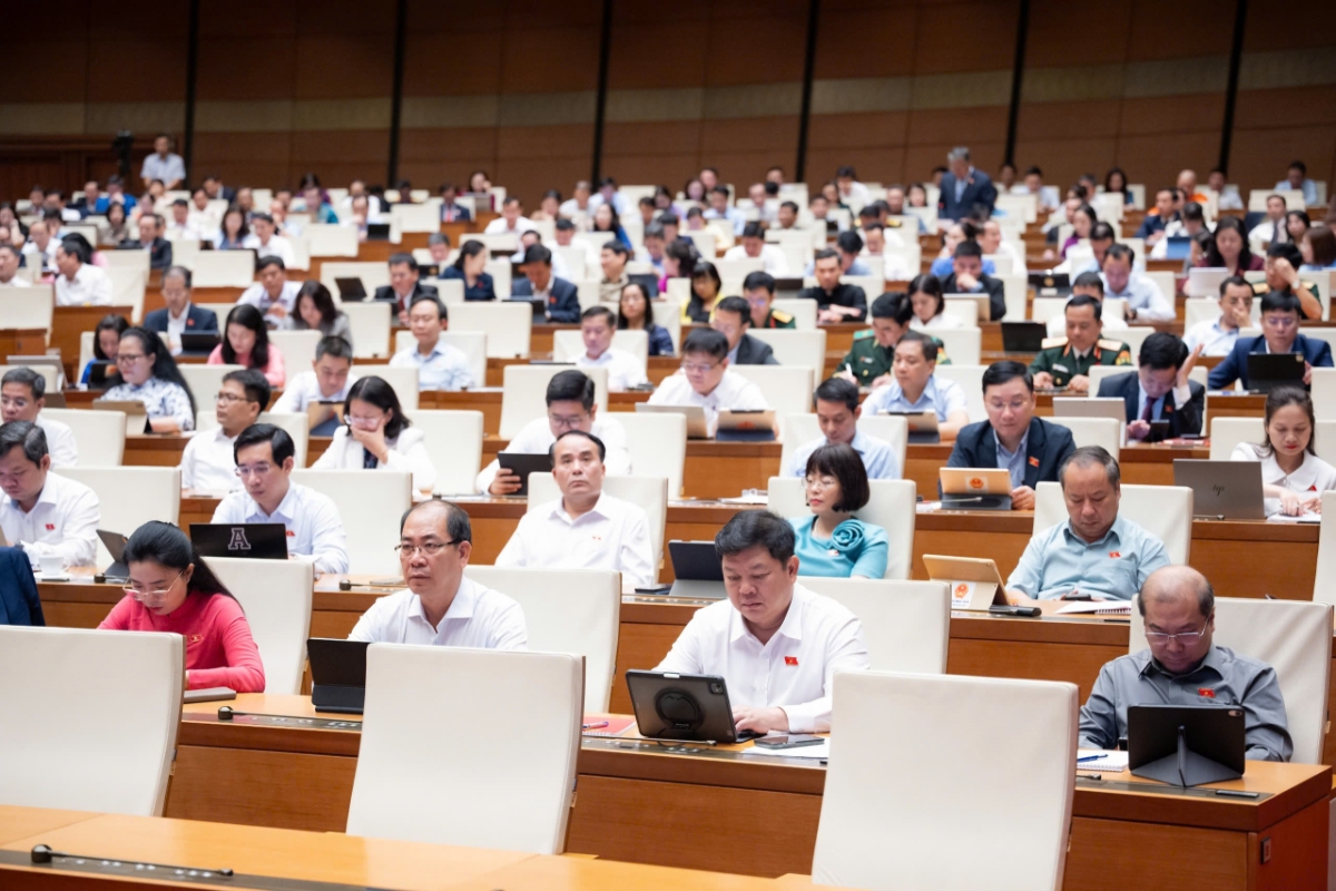 Quang cảnh phiên họp. Ảnh: Quốc hội.