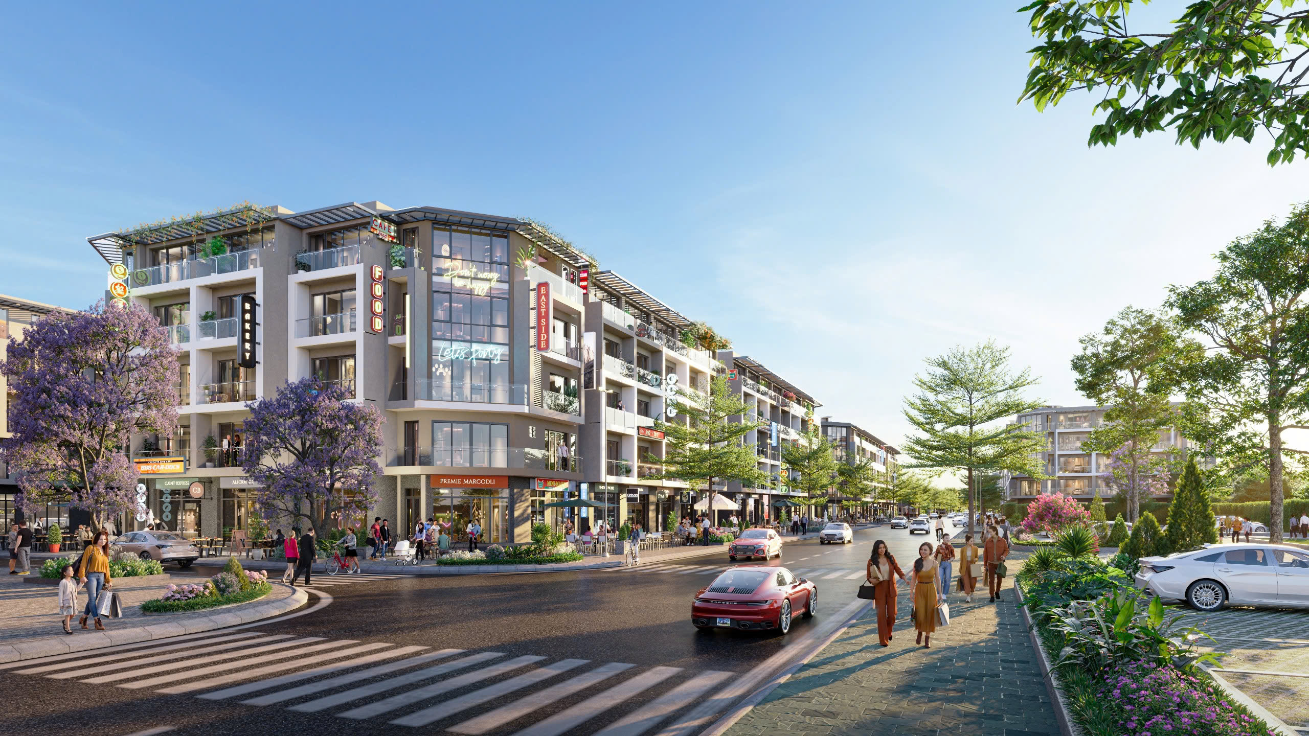 VLand Việt Nam mang triết lý vận hành “tận tâm - chân thành - tinh tế” đến Hanoi Oriental. Ảnh phối cảnh.