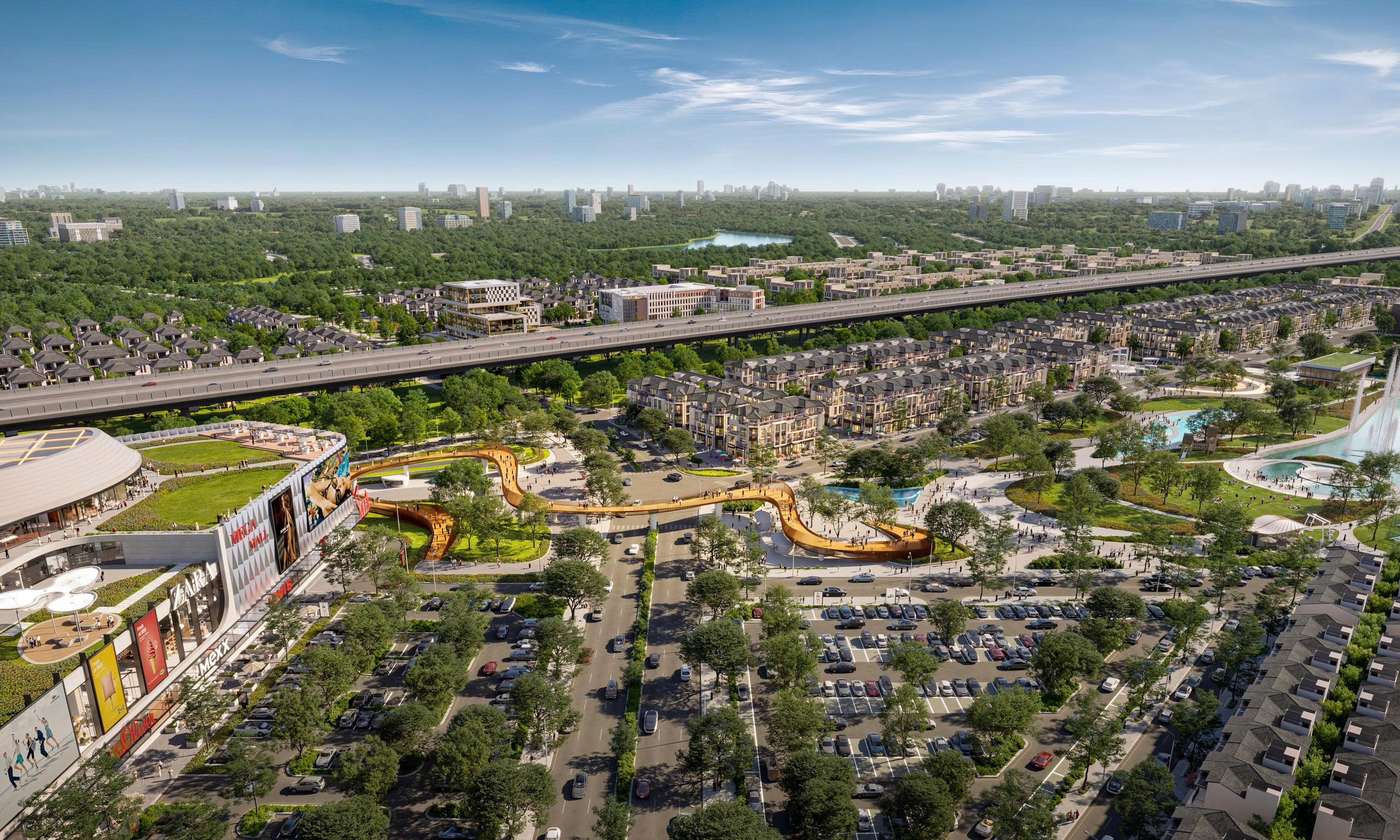 Thanh Phú Centre Point được phát triển với mục tiêu hình thành một điểm đến có khả năng thu hút và duy trì dòng người. Ảnh phối cảnh.