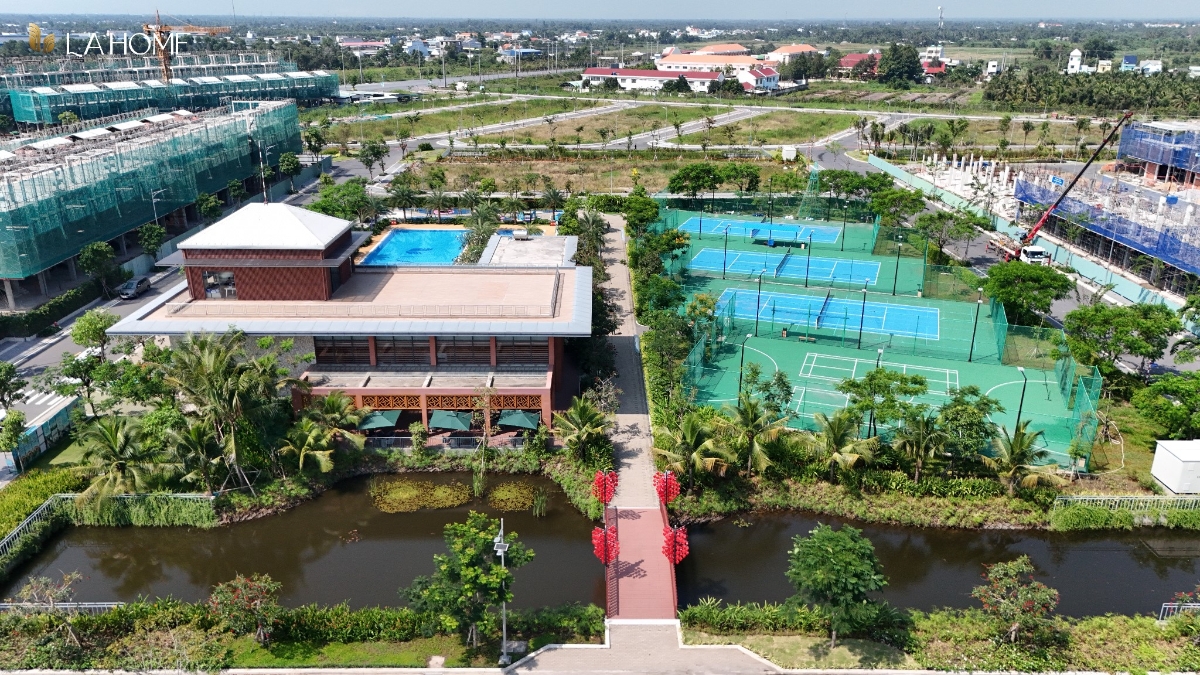 Hạ tầng LA Home đang được hoàn thiện. Ảnh:&nbsp;LA Home.