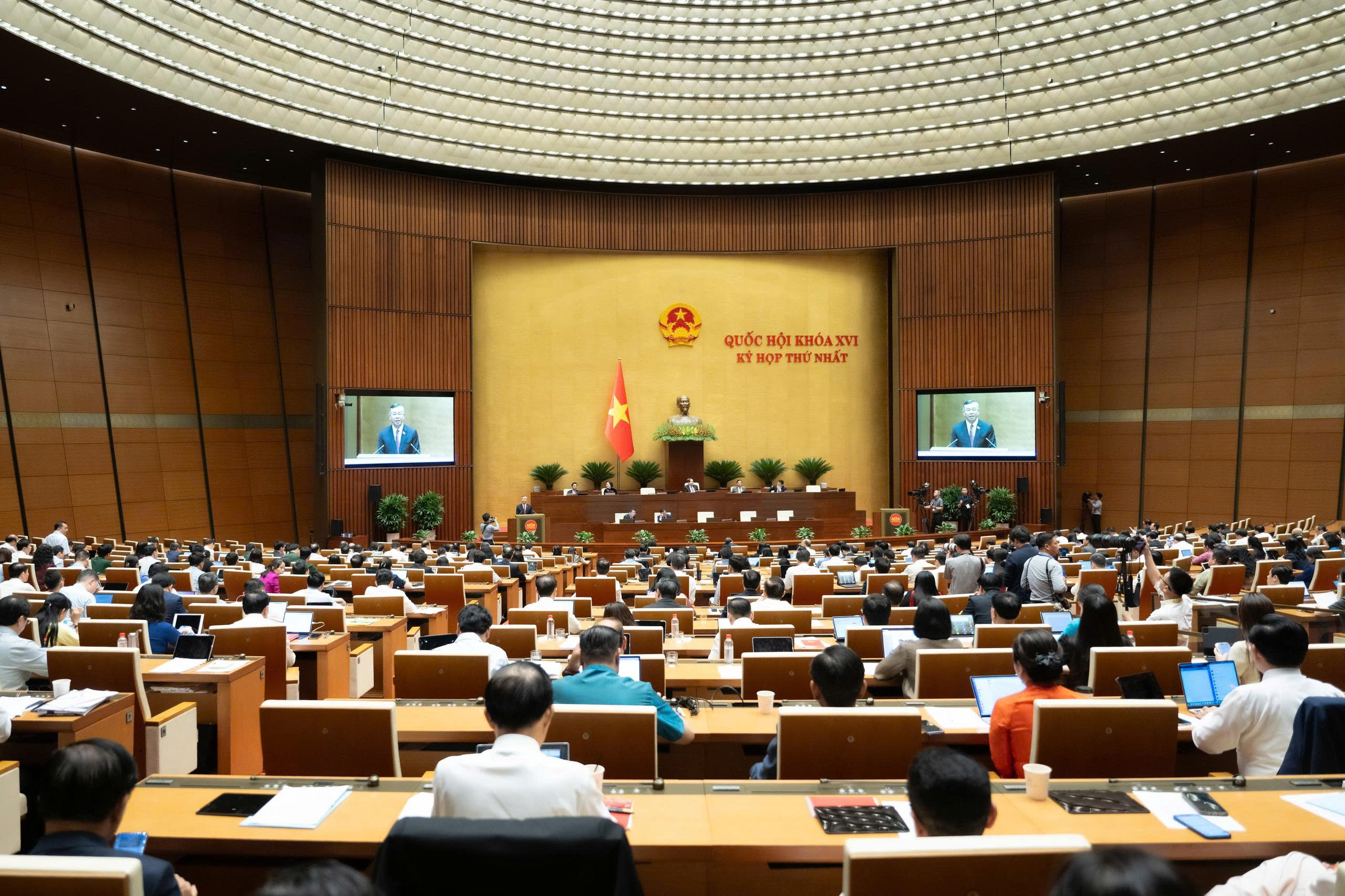 Quang cảnh phiên họp. Ảnh: Quốc hội.