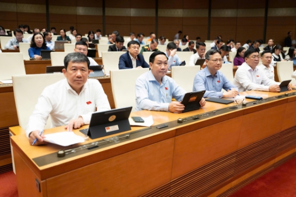 Đại biểu tham dự Phiên họp. Ảnh: Quốc hội