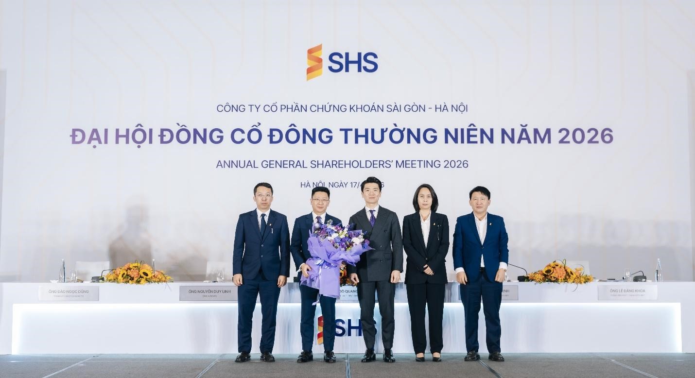 Ông Nguyễn Duy Linh – Tổng giám đốc SHS được Đại hội đồng cổ đông bầu giữ chức Thành viên Hội đồng Quản trị. Ảnh: SHS.