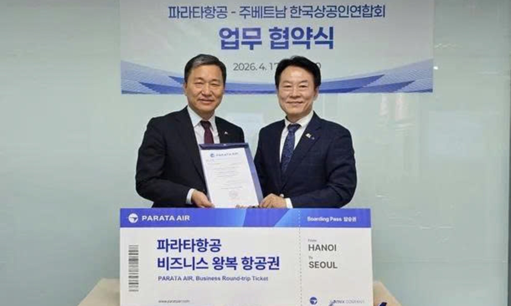 KoCham và Parata Air ký kết Biên bản ghi nhớ hợp tác chiến lược