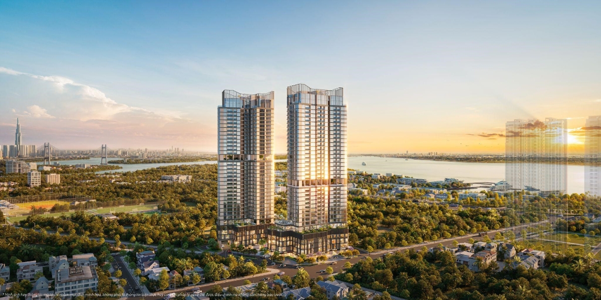 Phối cảnh tổng thể của dự án.