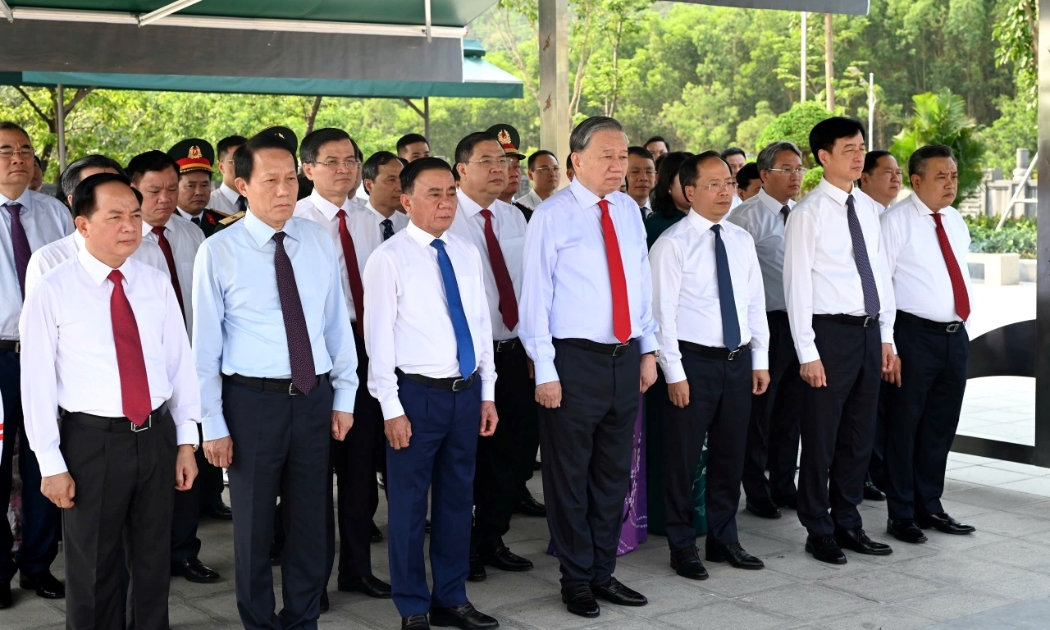 Lãnh đạo Đảng, Nhà nước dự lễ kỷ niệm 120 năm ngày sinh Tổng Bí thư Hà Huy Tập tại Hà Tĩnh