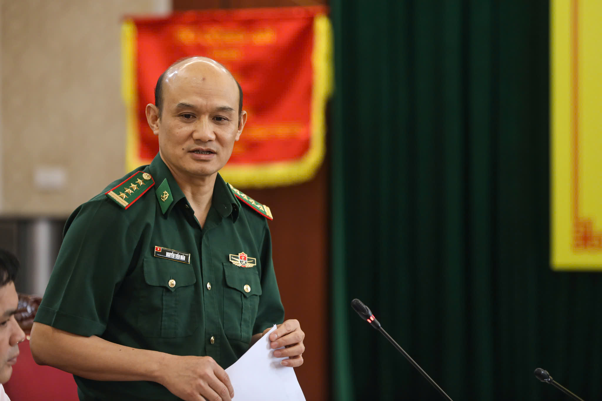 Đại tá Nguyễn Tiến Mão, Phó Cục trưởng Cục Phòng, chống ma túy và tội phạm, Bộ đội Biên phòng.