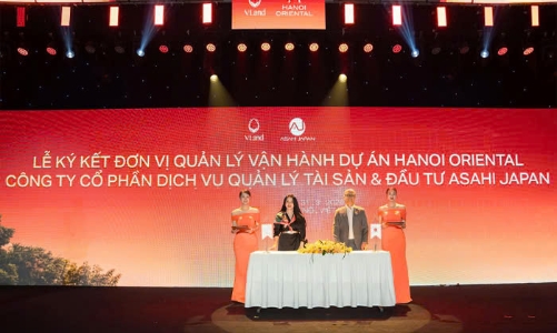 VLand Việt Nam bắt tay Asahi Japan kiến tạo môi trường sống chuẩn Nhật tại Hanoi Oriental