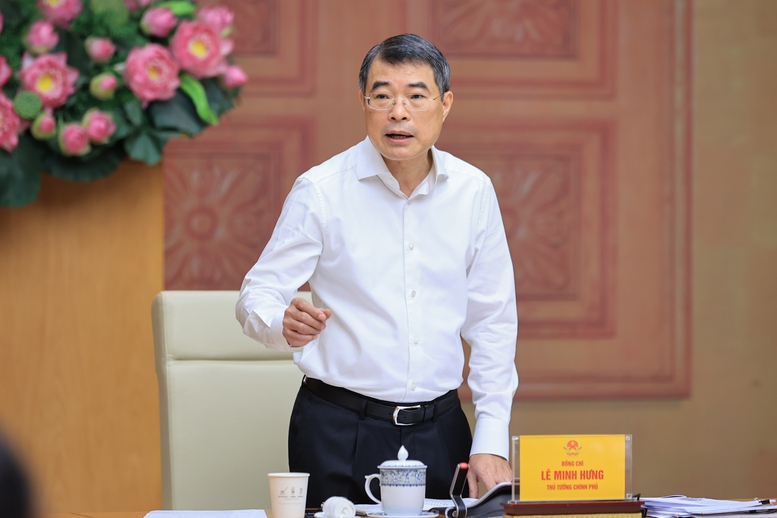 Thủ tướng Chính phủ Lê Minh Hưng chủ trì cuộc làm việc với Bộ Công Thương về tình hình triển khai các nhiệm vụ được giao năm 2026 - Ảnh: VGP