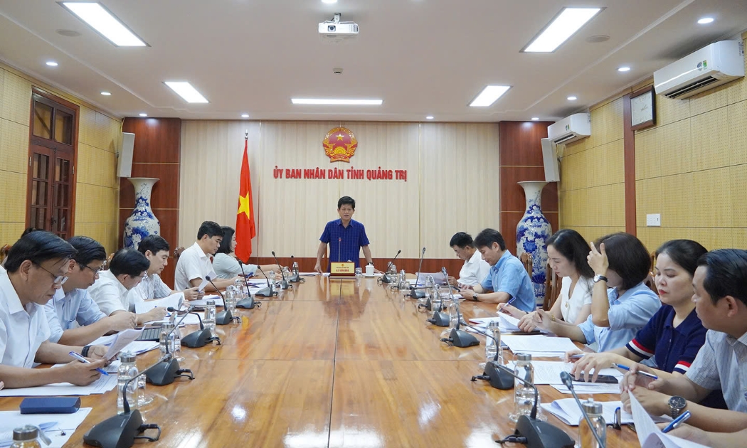 Toàn cảnh cuộc họp của Ban Chỉ đạo đổi mới và phát triển kinh tế tập thể, hợp tác xã tỉnh Quảng Trị