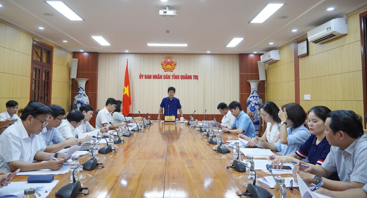 Toàn cảnh cuộc họp của Ban Chỉ đạo đổi mới và phát triển kinh tế tập thể, hợp tác xã tỉnh Quảng Trị 