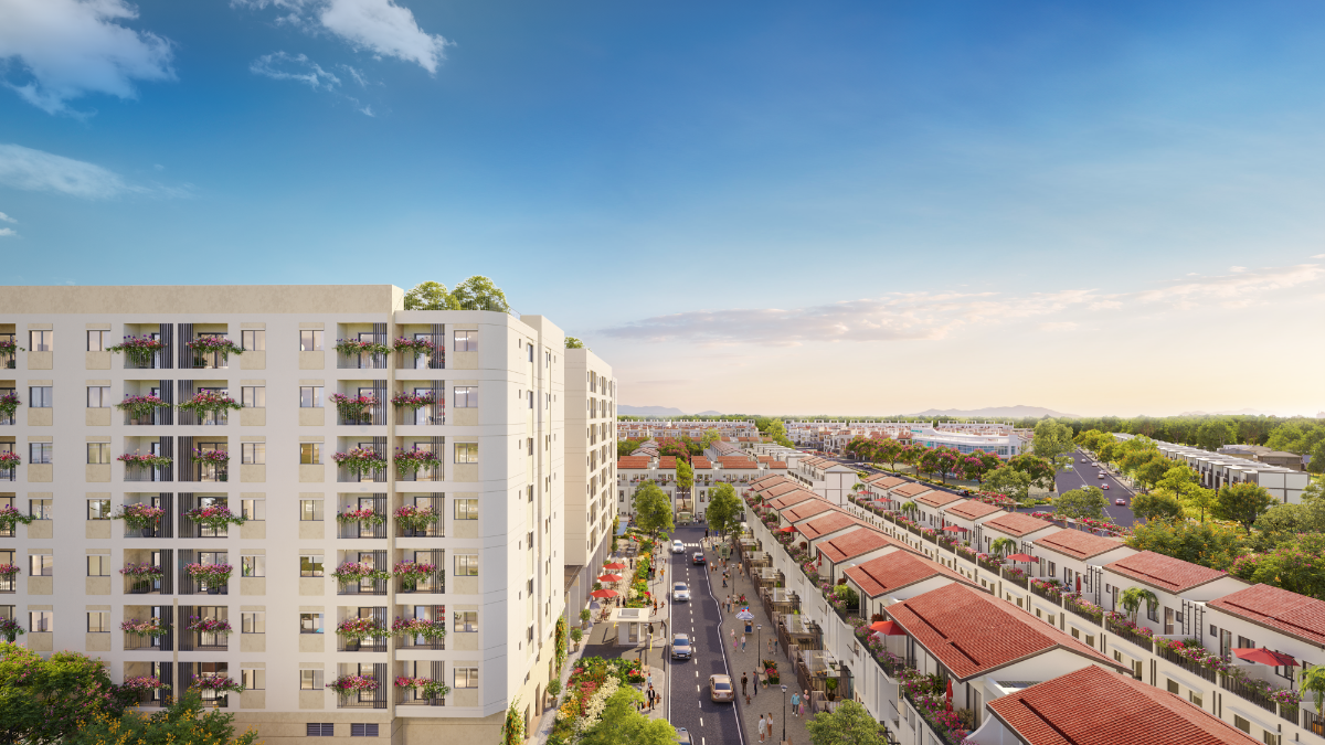 Chung cư nhà ở xã hội là mảnh ghép quan trọng trong hệ sinh thái đô thị – công nghiệp tích hợp của Prodezi. Ảnh phối cảnh:&nbsp;LA Home.