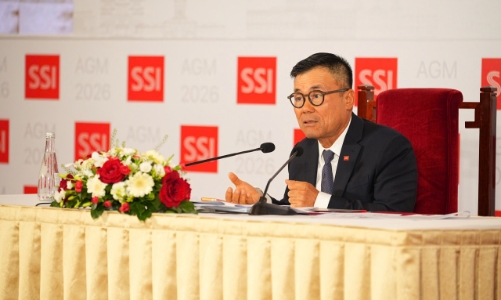 SSI đặt mục tiêu tăng trưởng 2026 với doanh thu 15.660 tỷ, lợi nhuận 5.838 tỷ đồng