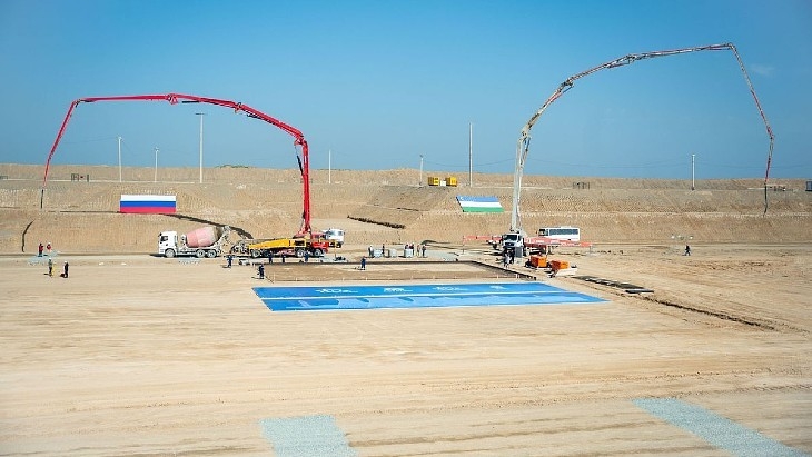 Lễ động thổ dự án đã được tổ chức tại công trường. Ảnh: Rosatom