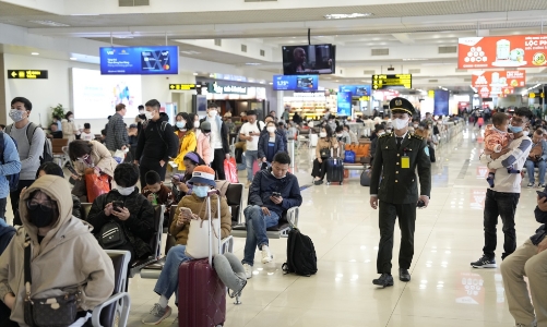 Sân bay Nội Bài dự báo sản lượng hành khách tăng 15% dịp nghỉ lễ 30/4-1/5