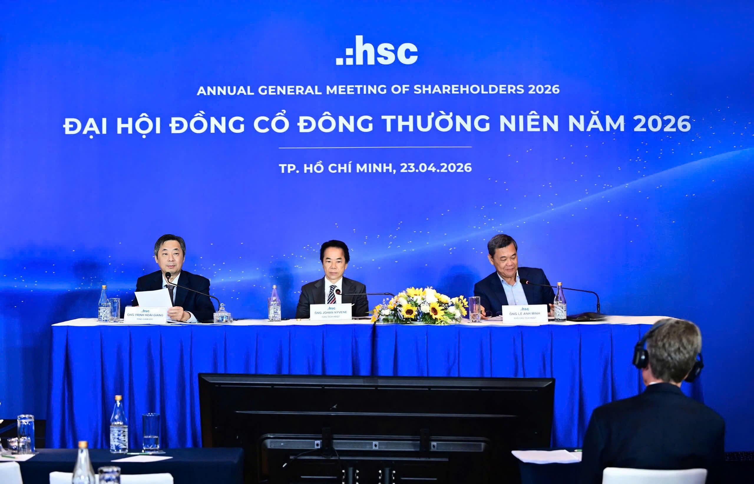 Công ty Cổ phần Chứng khoán TP. Hồ Chí Minh (HSC) đã tổ chức đại hội đồng cổ đông thường niên năm 2026, ngày 23/4.