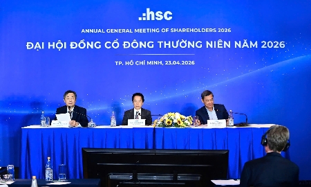 Công ty Cổ phần Chứng khoán TP. Hồ Chí Minh (HSC) đã tổ chức đại hội đồng cổ đông thường niên năm 2026, ngày 23/4.