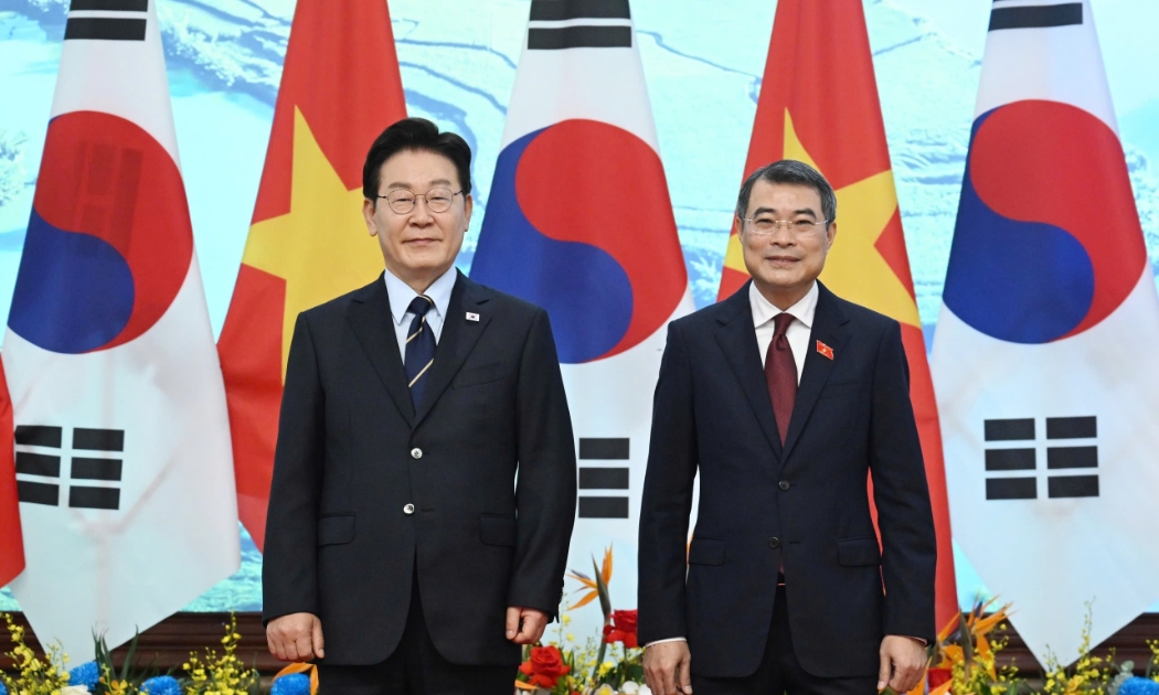 Thủ tướng Chính phủ Lê Minh Hưng hội kiến Tổng thống Hàn Quốc Lee Jae Myung