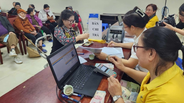 Hơn 1,3 triệu người đang hưởng lương hưu dưới 10 triệu đồng/tháng