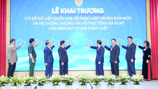 Khai trương Cơ sở dữ liệu quốc gia về pháp luật phiên bản mới