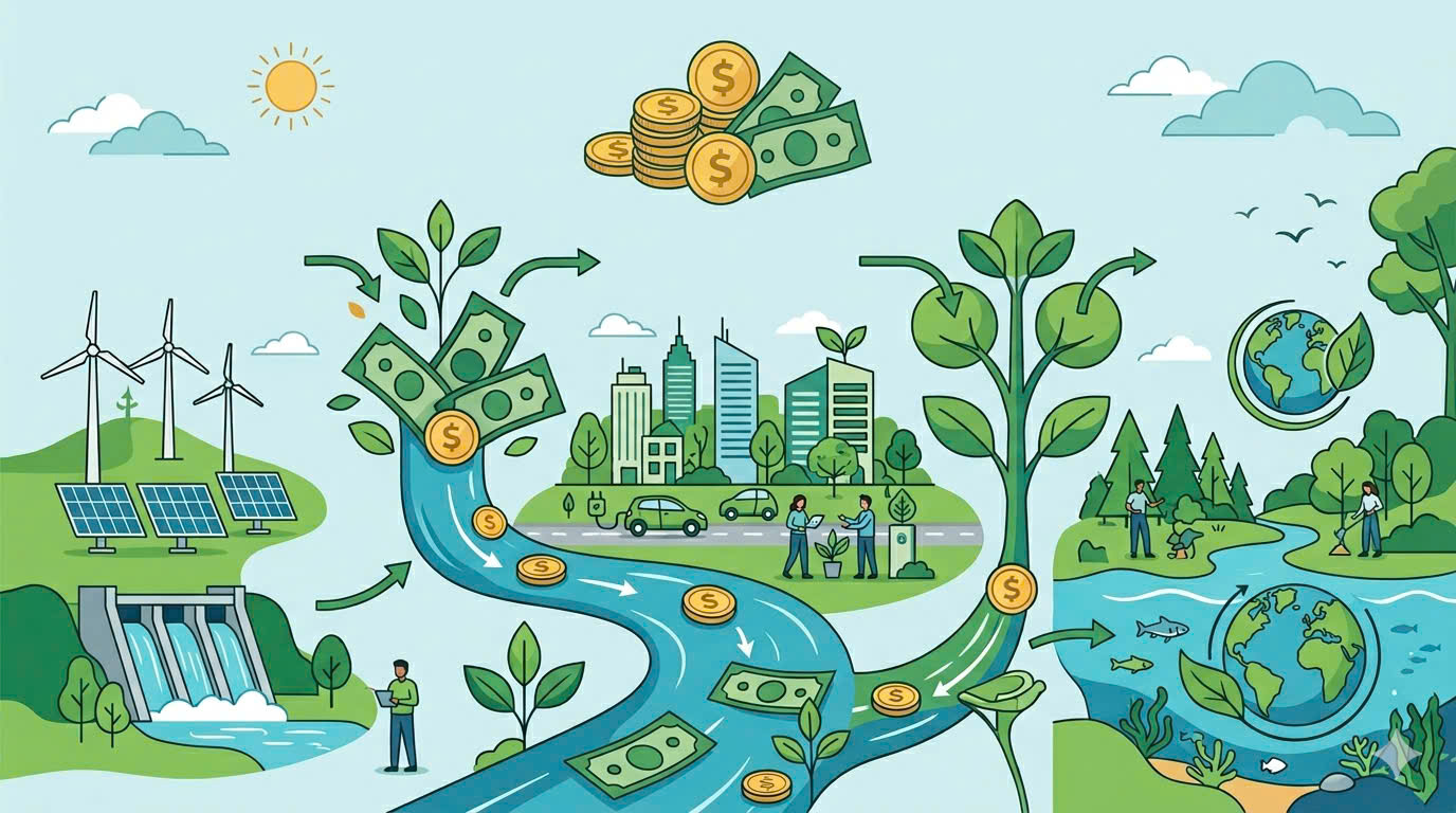Tài chính"xanh" hỗ trợ các doanh nghiệp chuyển đổi ESG luôn được các ngân hàng quan tâm. Ảnh minh hoạ