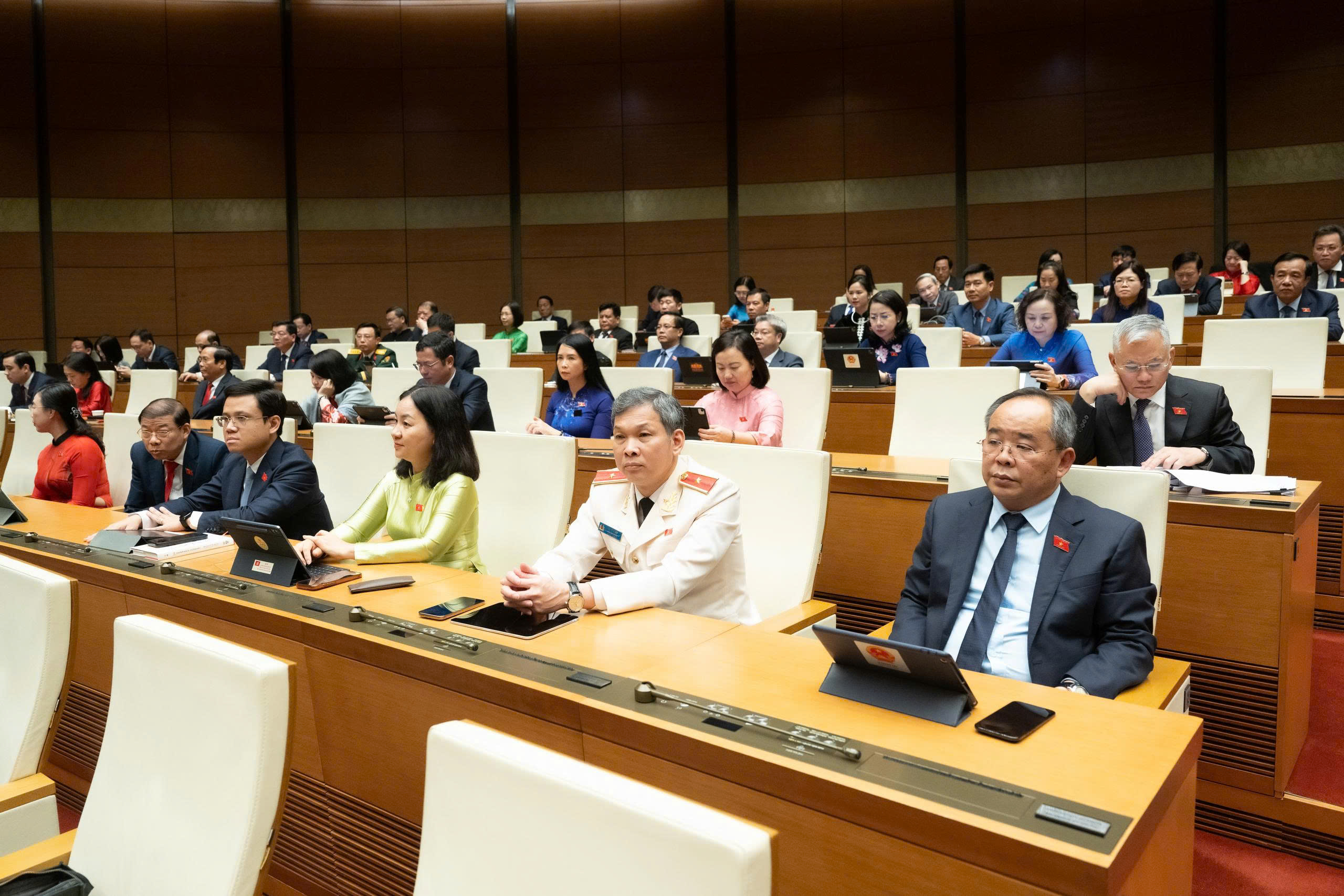 Các đại biểu tham dự Phiên họp. Ảnh: Quốc hội.