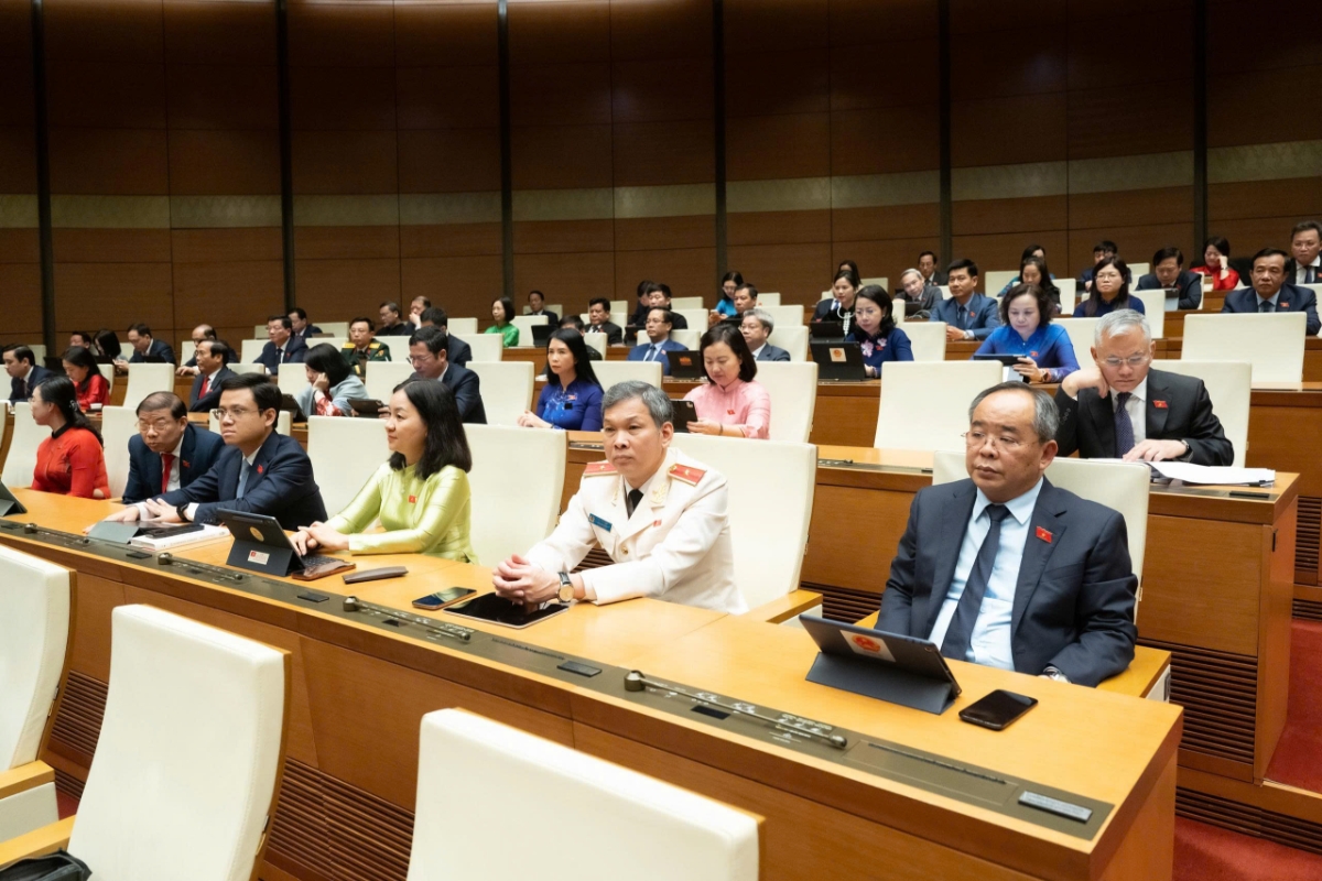 Các đại biểu tham dự Phiên họp. Ảnh: Quốc hội.