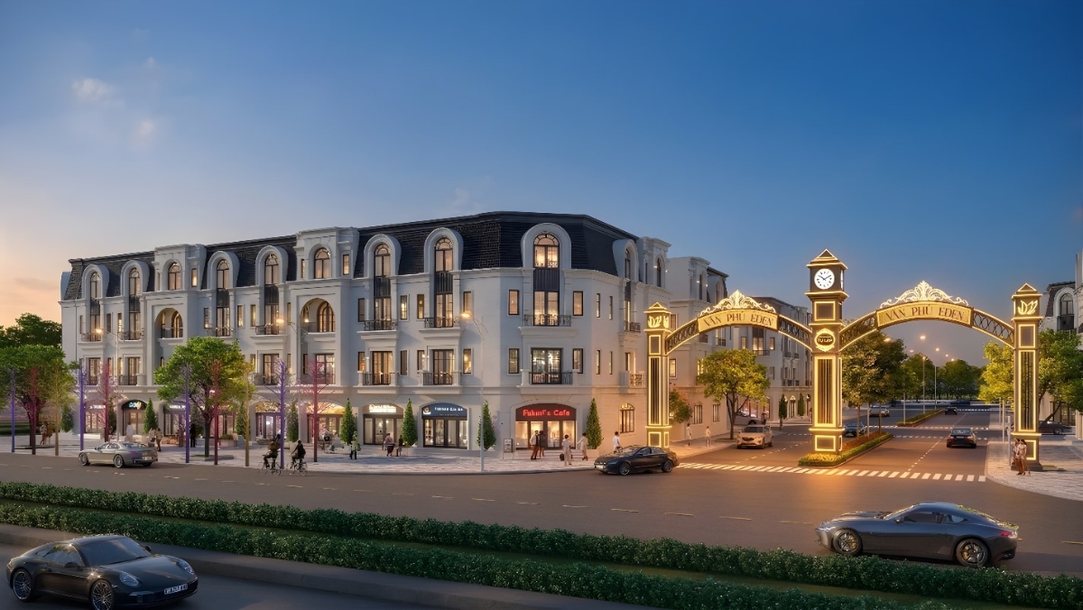 Tâm điểm thương mại, khai thác kinh doanh đa dạng, tối ưu giá trị đầu tư. Ảnh phối cảnh.