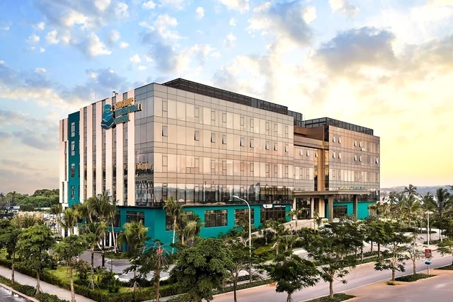Bệnh viện Mặt Trời Phú Quốc có quy mô khoảng 10.000 m2, tọa lạc tại trung tâm phường An Thới