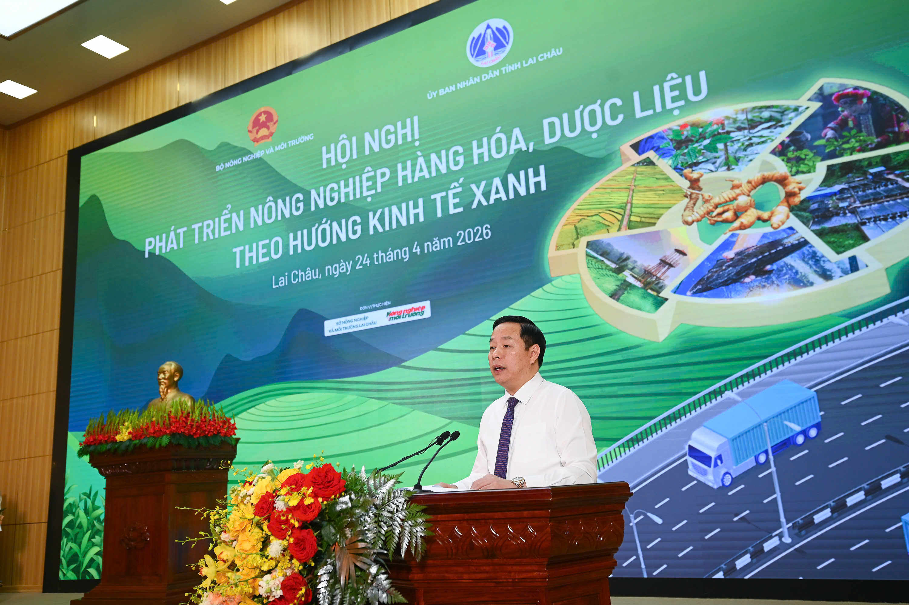 Ông Hà Quang Trung: Tỉnh Lai Châu đang mở rộng diện tích các loại cây trồng có giá trị kinh tế cao.  