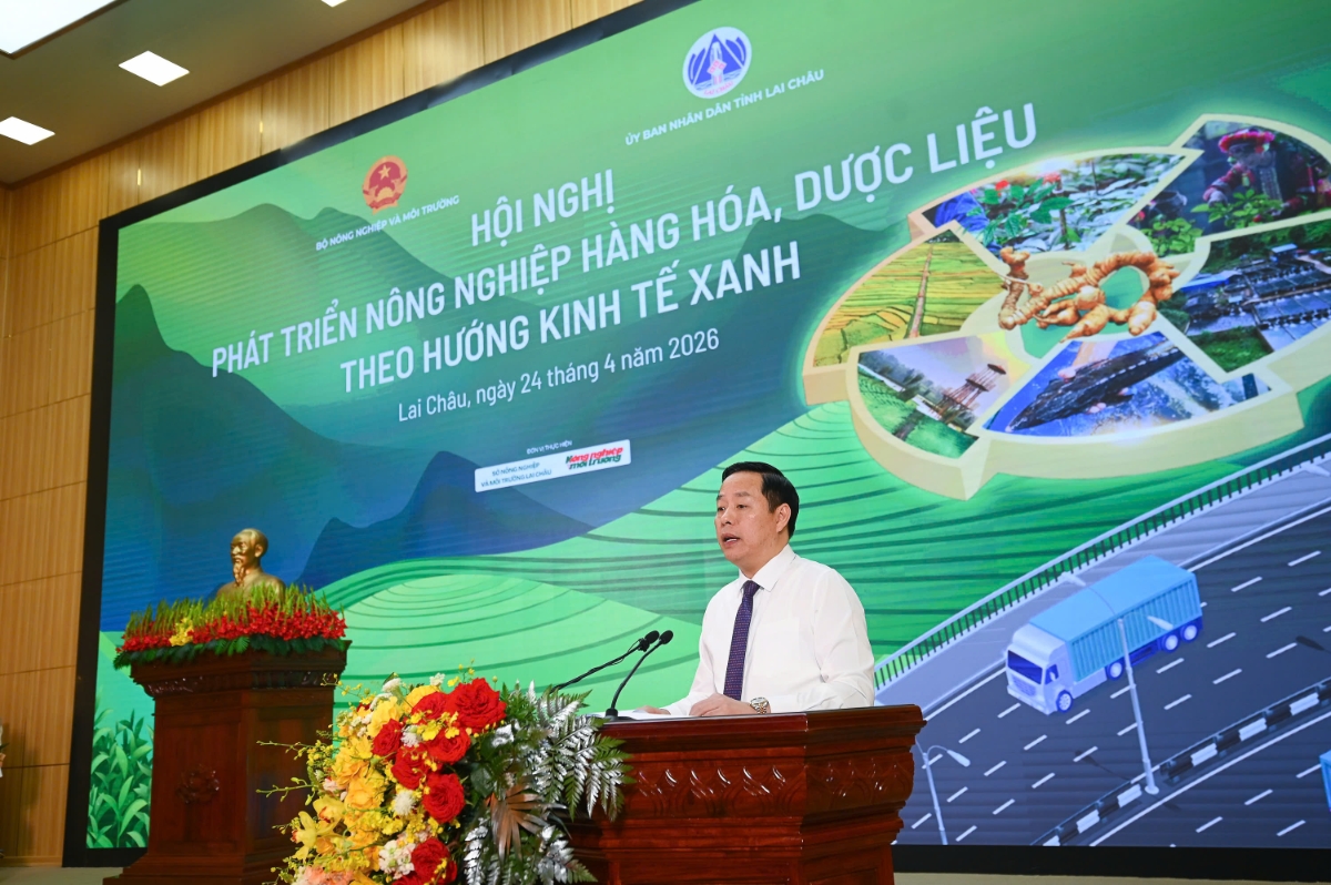 Ông Hà Quang Trung: Tỉnh Lai Châu đang mở rộng diện tích các loại cây trồng có giá trị kinh tế cao.&nbsp;&nbsp;