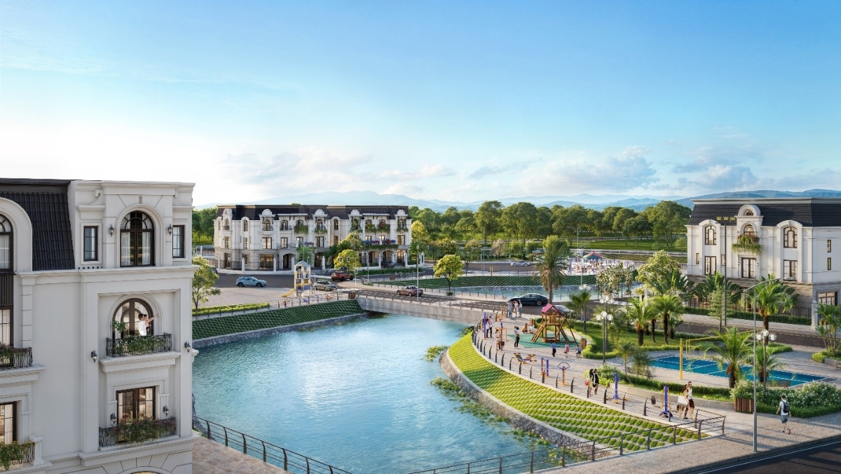 Chuẩn sống xanh – hiện đại – bền vững tại Văn Phú Eden. Ảnh phối cảnh.