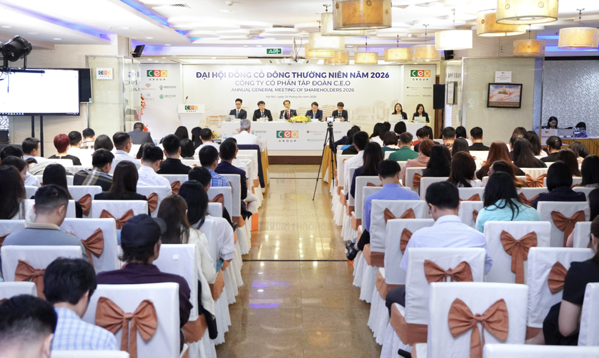Toàn cảnh Đại hội đồng cổ đông thường niên Tập đoàn CEO năm 2026