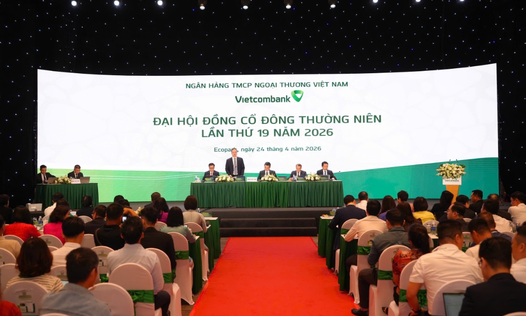 Đại hội đồng cổ đông thường niên Vietcombank năm 2026. Ảnh: VCB.