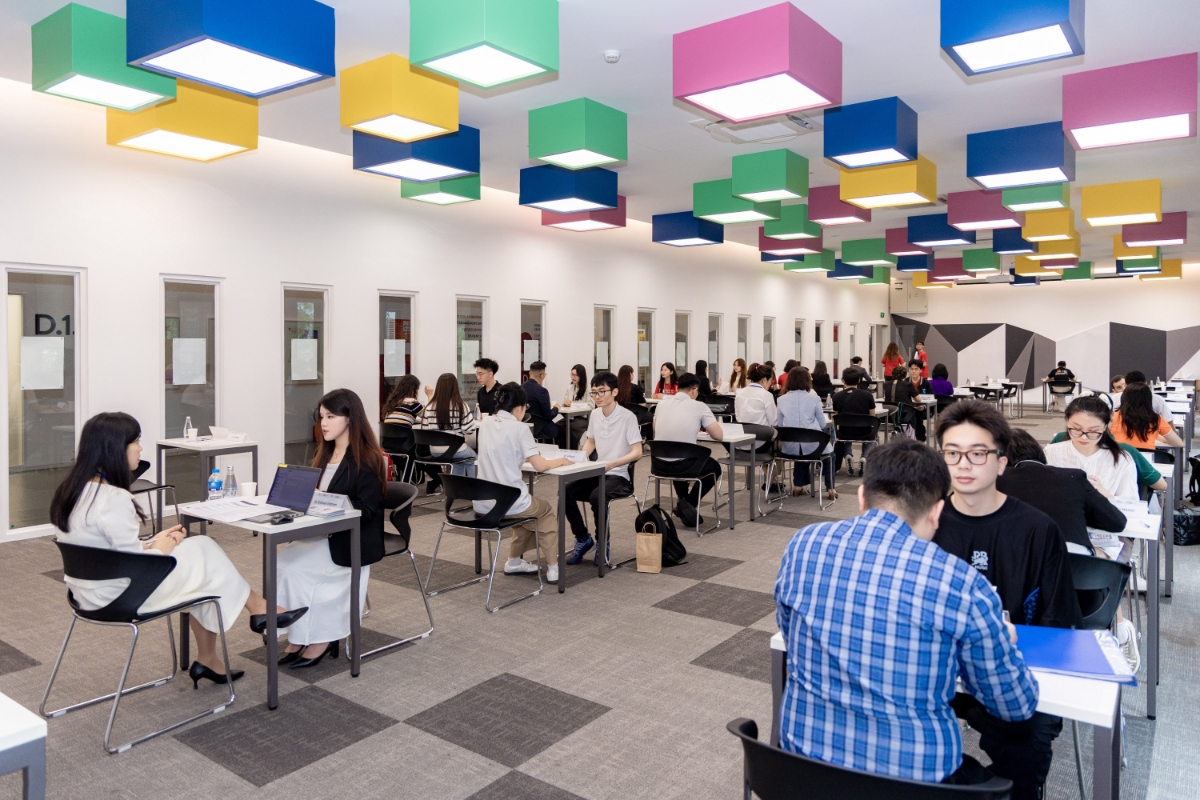 Nhiều cuộc phỏng vấn thành công với các công ty hàng đầu đã được thực hiện. Ảnh: BUV.