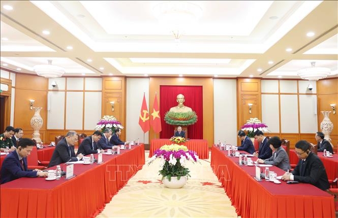 Tổng Bí thư, Chủ tịch nước Tô Lâm&nbsp; điện đàm với Thủ tướng Australia Anthony Albanese. Ảnh: TTXVN