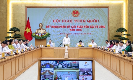 Thủ tướng Lê Minh Hưng: Yêu cầu giải ngân vốn đầu tư công năm 2026 phải đạt 100% kế hoạch