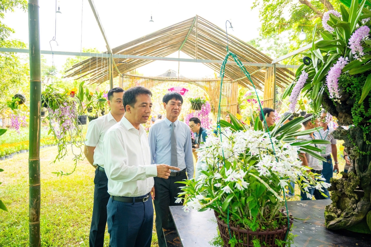 Lãnh đạo thành phố Huế tham quan triển lãm