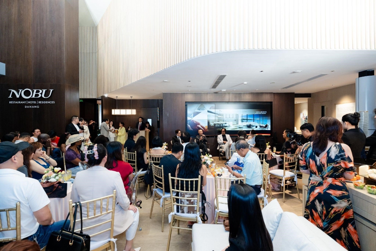 Sự kiện “The Art of Tasteful Living” đã mang đến những góc nhìn chân thực nhất về phong cách sống cũng như bức tranh đầu tư toàn diện cho hành trình bước vào thế giới của Nobu. Ảnh:&nbsp;Nobu Danang.