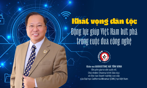 Khát vọng dân tộc: Động lực giúp Việt Nam bứt phá
trong cuộc đua công nghệ