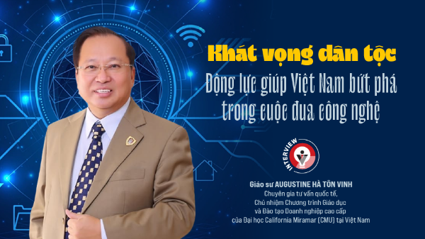 Khát vọng dân tộc: Động lực giúp Việt Nam bứt phá
trong cuộc đua công nghệ